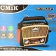 Cmik MK-455UC-BT Retro Επιτραπέζιο Ραδιόφωνο Ηλιακό με USB Καφέ Cmik MK-455UC-BT Retro Επιτραπέζιο Ραδιόφωνο Ηλιακό με USB Καφέ