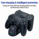 Dobe Charging Dock Βάση Φόρτισης για 2 χειριστήρια PS4 με φωτισμό LED Μαύρη Dobe Charging Dock Βάση Φόρτισης για 2 χειριστήρια PS4 με φωτισμό LED Μαύρη