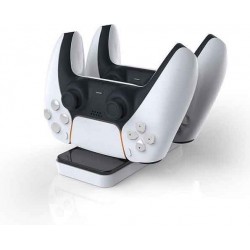 Dobe Charging Dock Βάση Φόρτισης για 2 χειριστήρια PS5 Λευκή Dobe Charging Dock Βάση Φόρτισης για 2 χειριστήρια PS5 Λευκή