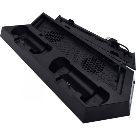 Dobe PS4 / Slim Charging & Cooling Stand Βάση Φόρτισης για 2 χειριστήρια PS4 Μαύρη Dobe PS4 / Slim Charging & Cooling Stand Βάση Φόρτισης για 2 χειριστήρια PS4 Μαύρη