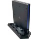 Dobe PS4 / Slim Charging & Cooling Stand Βάση Φόρτισης για 2 χειριστήρια PS4 Μαύρη Dobe PS4 / Slim Charging & Cooling Stand Βάση Φόρτισης για 2 χειριστήρια PS4 Μαύρη