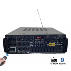 Ενισχυτής με λειτουργία Karaoke AV-MP326BT σε Μαύρο Χρώμα Ενισχυτής με λειτουργία Karaoke AV-MP326BT σε Μαύρο Χρώμα