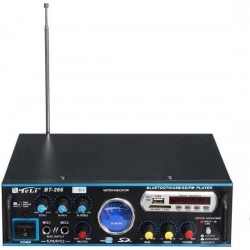 Ενισχυτής με λειτουργία Karaoke BT-266 σε Μαύρο Χρώμα Ενισχυτής με λειτουργία Karaoke BT-266 σε Μαύρο Χρώμα