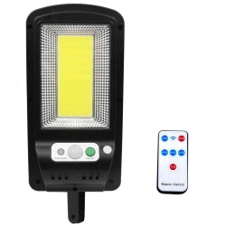 Επιτοίχιο Ηλιακό Φωτιστικό 50W Ψυχρό Λευκό 6500K με Αισθητήρα Κίνησης, Φωτοκύτταρο και Τηλεχειριστήριο IP66 Επιτοίχιο Ηλιακό Φωτιστικό 50W Ψυχρό Λευκό 6500K με Αισθητήρα Κίνησης, Φωτοκύτταρο και Τηλεχειριστήριο IP66