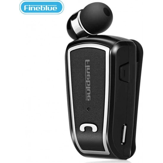 Fineblue F-V3 In-ear Bluetooth Handsfree Ακουστικό Πέτου Μαύρο