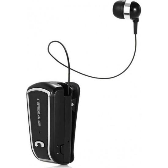 Fineblue F-V3 In-ear Bluetooth Handsfree Ακουστικό Πέτου Μαύρο