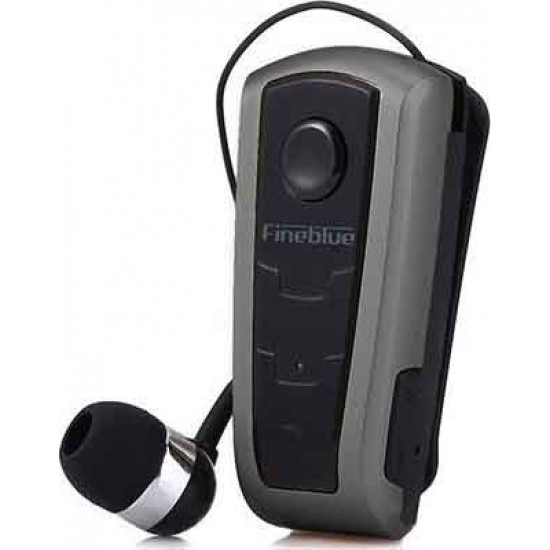 Fineblue F910 In-ear Bluetooth Handsfree Ακουστικό Γκρι