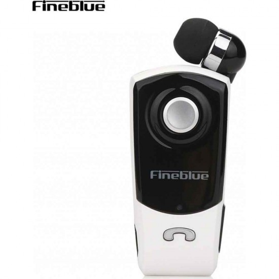 Fineblue F960 In-ear Bluetooth Handsfree Ακουστικό Πέτου Ασημί