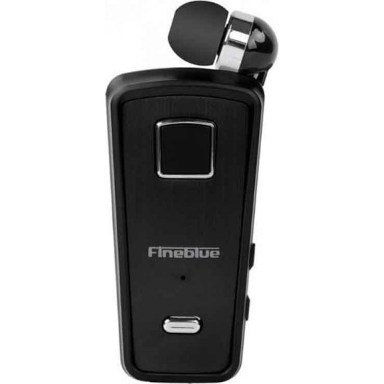 Fineblue F980 In-ear Bluetooth Handsfree Ακουστικό Πέτου Μαύρο
