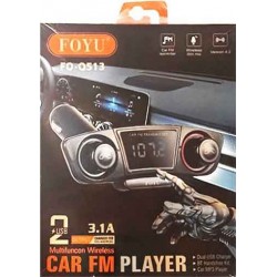 FM Transmitter Αυτοκινήτου FO-Q513 με Bluetooth / USB FM Transmitter Αυτοκινήτου FO-Q513 με Bluetooth / USB