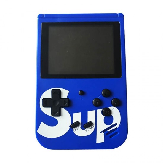 Φορητή ρετρό παιχνιδομηχανή 8-Bit 400 σε 1 Blue