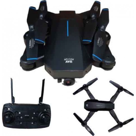 Foyu FO-F710 Drone 2.4 GHz με Κάμερα 1080p και Χειριστήριο, Συμβατό με Smartphone Μαύρο/Μπλε Foyu FO-F710 Drone 2.4 GHz με Κάμερα 1080p και Χειριστήριο, Συμβατό με Smartphone Μαύρο/Μπλε