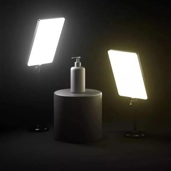 Φωτιστικό φωτογράφισης LED 3200-5700K με τρίποδο 2m L-3560