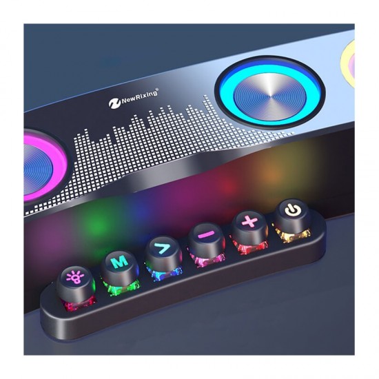 Gaming RGB BT ηχόμπαρα New Rixing NR-555 Gaming RGB BT ηχόμπαρα New Rixing NR-555
