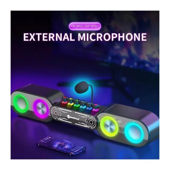 Gaming RGB BT ηχόμπαρα New Rixing NR-666 Gaming RGB BT ηχόμπαρα New Rixing NR-666