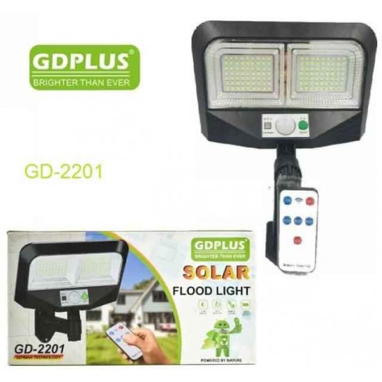 GDPLUS Επιτοίχιο Ηλιακό Φωτιστικό με Αισθητήρα Κίνησης, Φωτοκύτταρο και Τηλεχειριστήριο GDPLUS Επιτοίχιο Ηλιακό Φωτιστικό με Αισθητήρα Κίνησης, Φωτοκύτταρο και Τηλεχειριστήριο