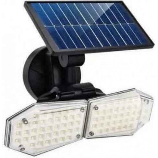 Ηλιακός Προβολέας LED 2.5W Ψυχρό Λευκό 6000K με Αισθητήρα Κίνησης