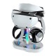 iPega Dual Charger Stand Βάση Φόρτισης για 2 χειριστήρια VR με φωτισμό LED Λευκή