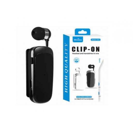 K52 In-ear Bluetooth Handsfree Ακουστικό Μαύρο