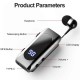 K55 In-ear Bluetooth Handsfree Ακουστικό Πέτου Μαύρο
