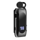 K55 In-ear Bluetooth Handsfree Ακουστικό Πέτου Μαύρο