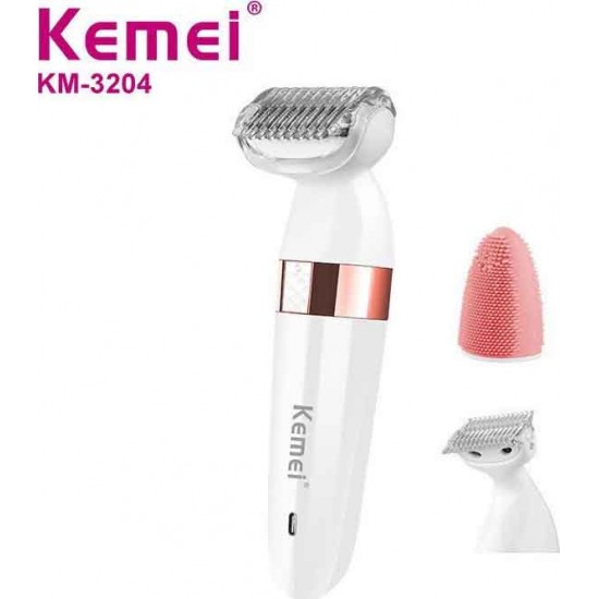 Kemei Αποτριχωτική Μηχανή Epilator για Πρόσωπο & Σώμα KM-3204 Kemei Αποτριχωτική Μηχανή Epilator για Πρόσωπο & Σώμα KM-3204