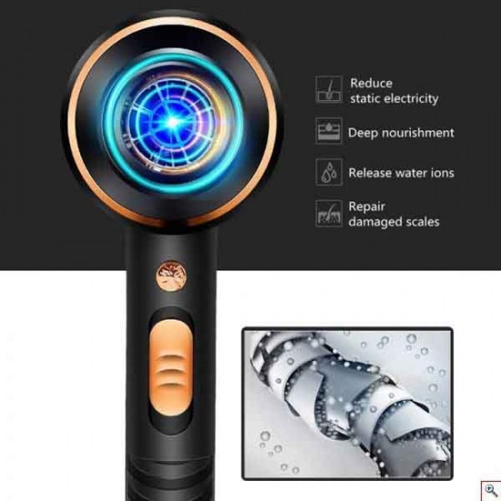 Kemei Ionic Επαγγελματικό Πιστολάκι Μαλλιών με Φυσούνα 4000W KM-8896 Kemei Ionic Επαγγελματικό Πιστολάκι Μαλλιών με Φυσούνα 4000W KM-8896