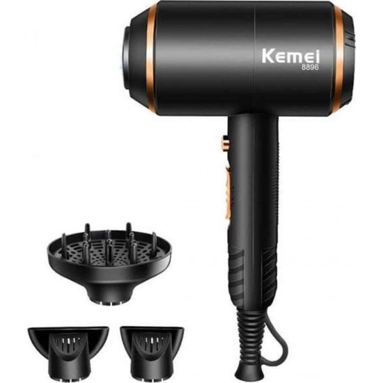 Kemei Ionic Επαγγελματικό Πιστολάκι Μαλλιών με Φυσούνα 4000W KM-8896 Kemei Ionic Επαγγελματικό Πιστολάκι Μαλλιών με Φυσούνα 4000W KM-8896