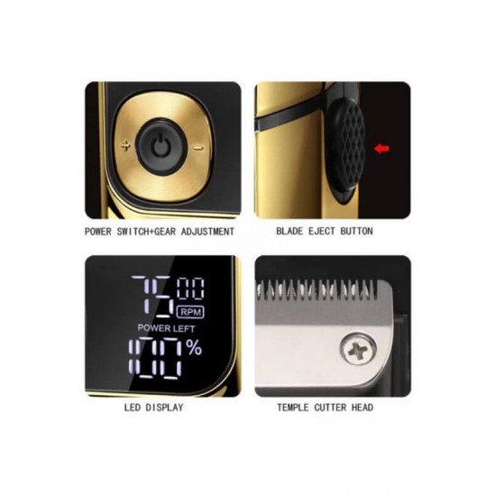 Kemei KM-2028 Χρυσό
