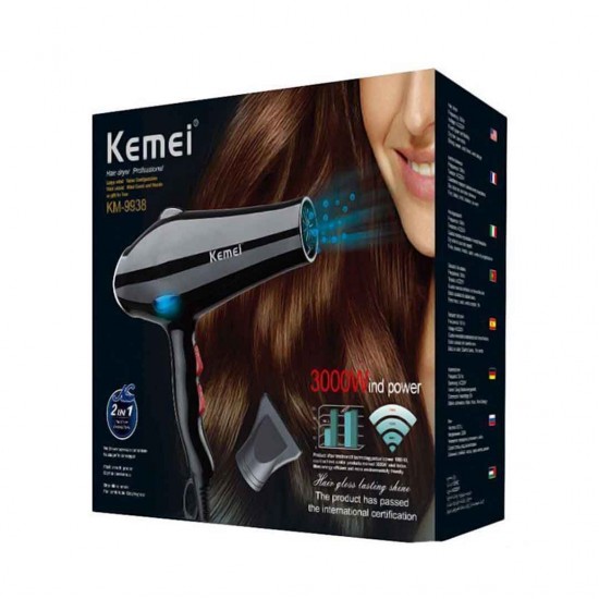 Kemei Πιστολάκι Μαλλιών 3000W KM-9938