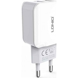 Ldnio Φορτιστής Χωρίς Καλώδιο με 2 Θύρες USB-A Λευκός Ldnio Φορτιστής Χωρίς Καλώδιο με 2 Θύρες USB-A Λευκός