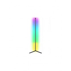 LED Φωτιστικό Δαπέδου Υ140εκ. με RGB Φως σε Μαύρο Χρώμα LED Φωτιστικό Δαπέδου Υ140εκ. με RGB Φως σε Μαύρο Χρώμα