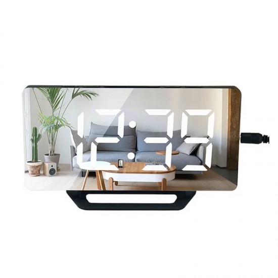 Led Ρολόι καθρέπτης DS-3625B Μαύρο Led Ρολόι καθρέπτης DS-3625B Μαύρο
