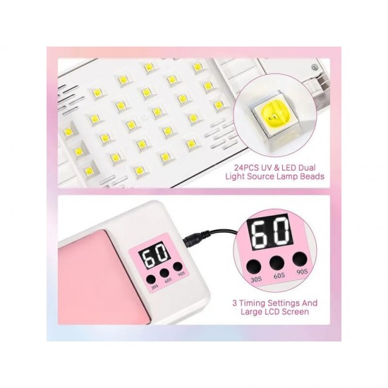 Μαξιλάρι μανικιούρ & UV Led λάμπα 72W Μαξιλάρι μανικιούρ & UV Led λάμπα 72W
