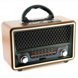 Meier M-157BT Retro Επιτραπέζιο Ραδιόφωνο Επαναφορτιζόμενο με USB Γκρι Meier M-157BT Retro Επιτραπέζιο Ραδιόφωνο Επαναφορτιζόμενο με USB Γκρι