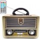 Meier M113BT Retro Επιτραπέζιο Ραδιόφωνο Επαναφορτιζόμενο με USB Καφέ