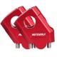 Motowolf 3517MDL Αποστάτες Τιμονιού 22mm Κόκκινοι Motowolf 3517MDL Αποστάτες Τιμονιού 22mm Κόκκινοι