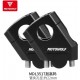 Motowolf 3517MDL Αποστάτες Τιμονιού 22mm Μαύροι
