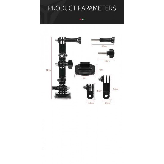 Motowolf MDL3520 Βάση κάμερας για κράνος