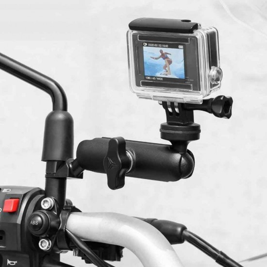 Motowolf Motowolf MDL 3519 Βάση Μοτοσυκλέτας για τον Καθρέπτη