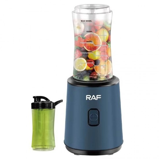 Μπλέντερ 300W με μπουκάλι για smoothies RAF R.397O ΚΟΚΚΙΝΟ ΧΡΩΜΑ
