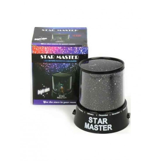 Παιδικό Φωτιστικό Projector Star Master με Προβολή Αστεριών Μαύρο Παιδικό Φωτιστικό Projector Star Master με Προβολή Αστεριών Μαύρο