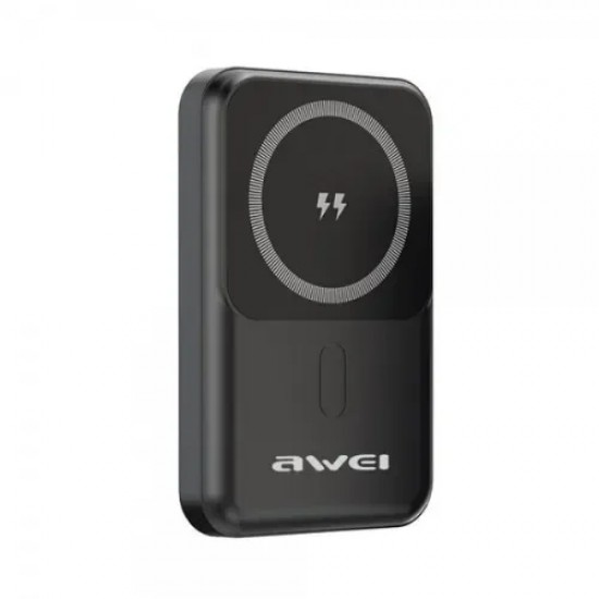 Powerbank Awei P139K με Ασύρματη Μαγνητική Φόρτιση 10000mAh Μαύρο