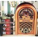 R-1950BT Retro Επιτραπέζιο Ραδιόφωνο Επαναφορτιζόμενο με USB Καφέ