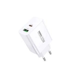 Remax Φορτιστής Χωρίς Καλώδιο με Θύρα USB-A και Θύρα USB-C 33W Λευκός (RP-U122) Remax Φορτιστής Χωρίς Καλώδιο με Θύρα USB-A και Θύρα USB-C 33W Λευκός (RP-U122)