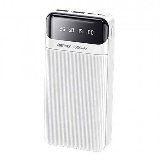 Remax RPP-102 Power Bank 20000mAh με 4 Θύρες USB-A Λευκό