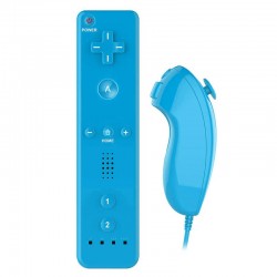 Remote Plus & NunChuck Pack Ασύρματο Gamepad για Wii ΟΕΜ - Μπλε Remote Plus & NunChuck Pack Ασύρματο Gamepad για Wii ΟΕΜ - Μπλε