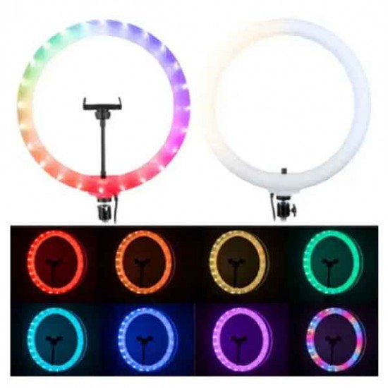 RGB Ring Light 30cm με Βάση για Κινητό RGB Ring Light 30cm με Βάση για Κινητό