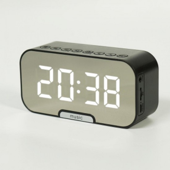 Ρολόι με Bluetooth Speaker και Ραδιόφωνο Kimiso K10 - Μαύρο