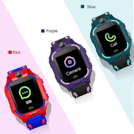 Ρολόι Smartwatch, GPS Q19 Μαύρο - Mωβ